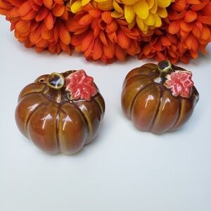 Pumpkin salt & pepper shakers